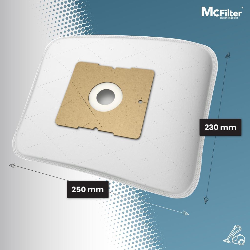 Staubsaugerbeutel und Filter - 20 Stück - Mikrofleece