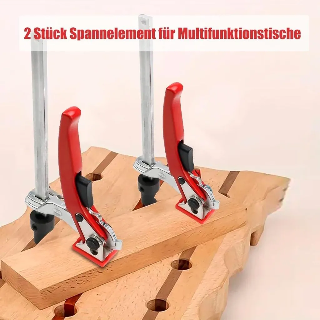 Serre-joint tout acier 20mm haute pression pour établi de précision - 15