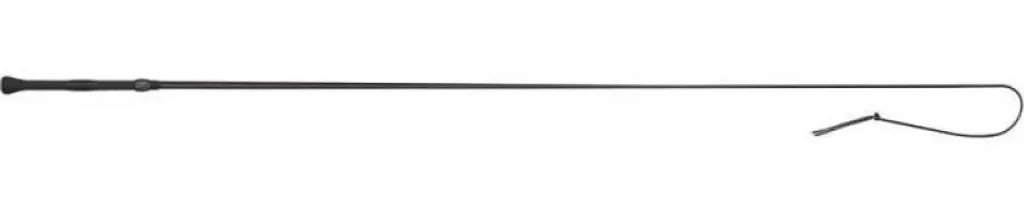 Cravache de dressage Fleck Evo Argent 140 cm : confort et prise sûre