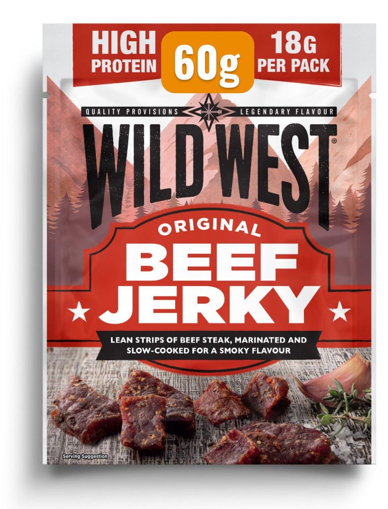 Wild West Beef Jerky Original 60g Produktbild 