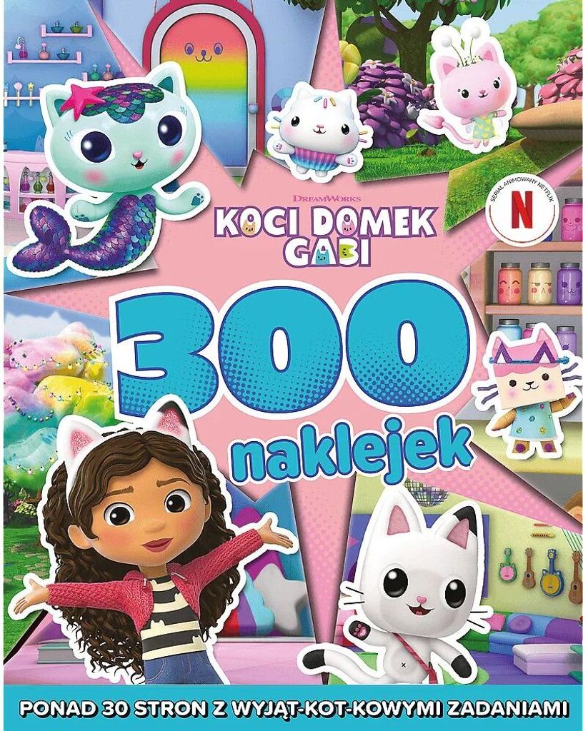 300 Naklejek. Koci Domek Gabi