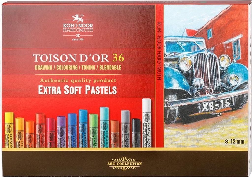 Koh-i-noor TOISON D´OR EXTRA SOFT 8555/36 - prašné křídy - Obrázek produktu 