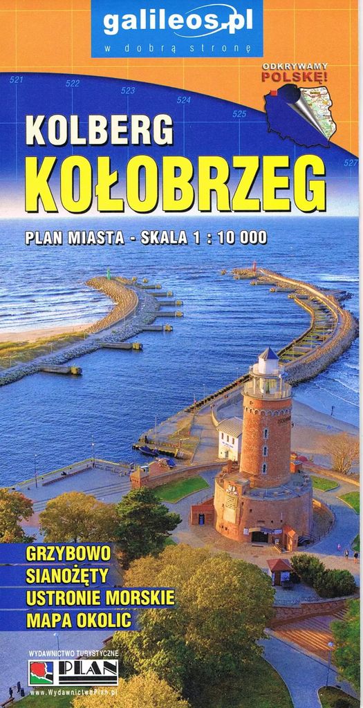 Kołobrzeg /Ustronie Morskie 1: 10 000 plan 2024 Zdjęcie produktu 