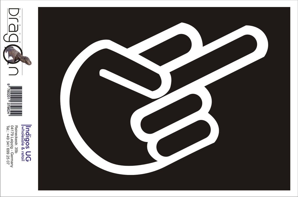Aufkleber / Autoaufkleber - JDM / Die cut / Auto / OEM - The F... you Shocker - 170x110 mm rot - Heckscheibe / Heckscheibenaufkleber