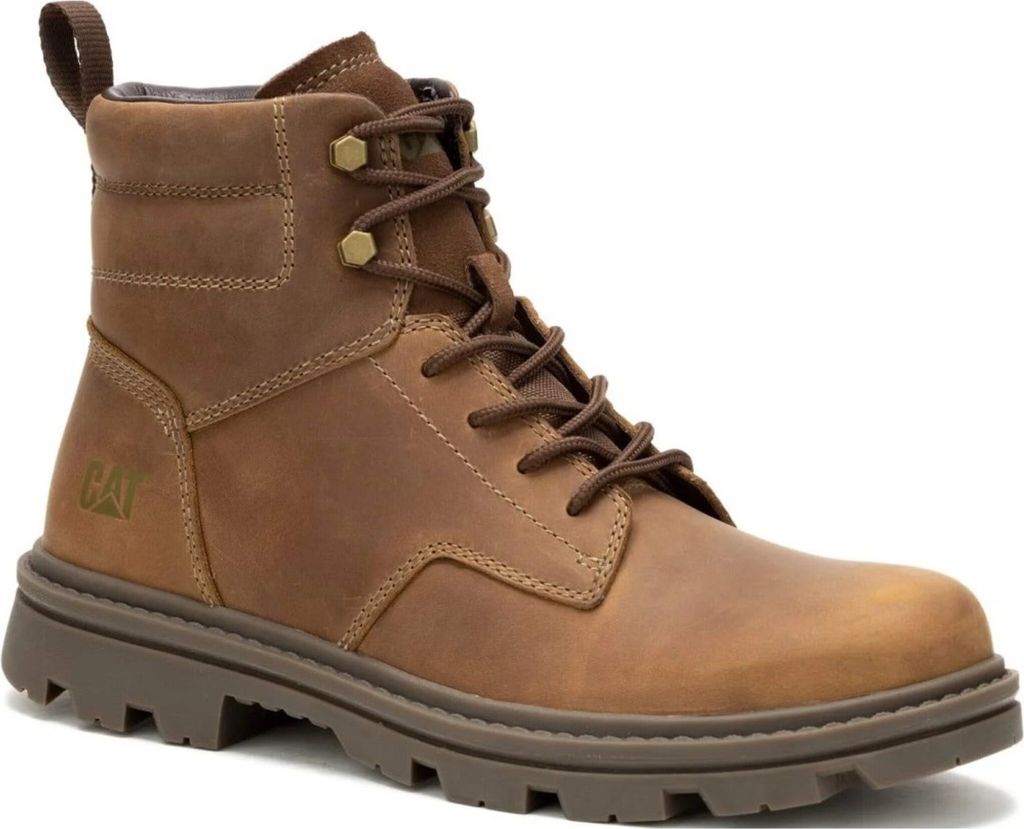 Caterpillar Practitioner Mid Leather Boots, Beige 42 EU