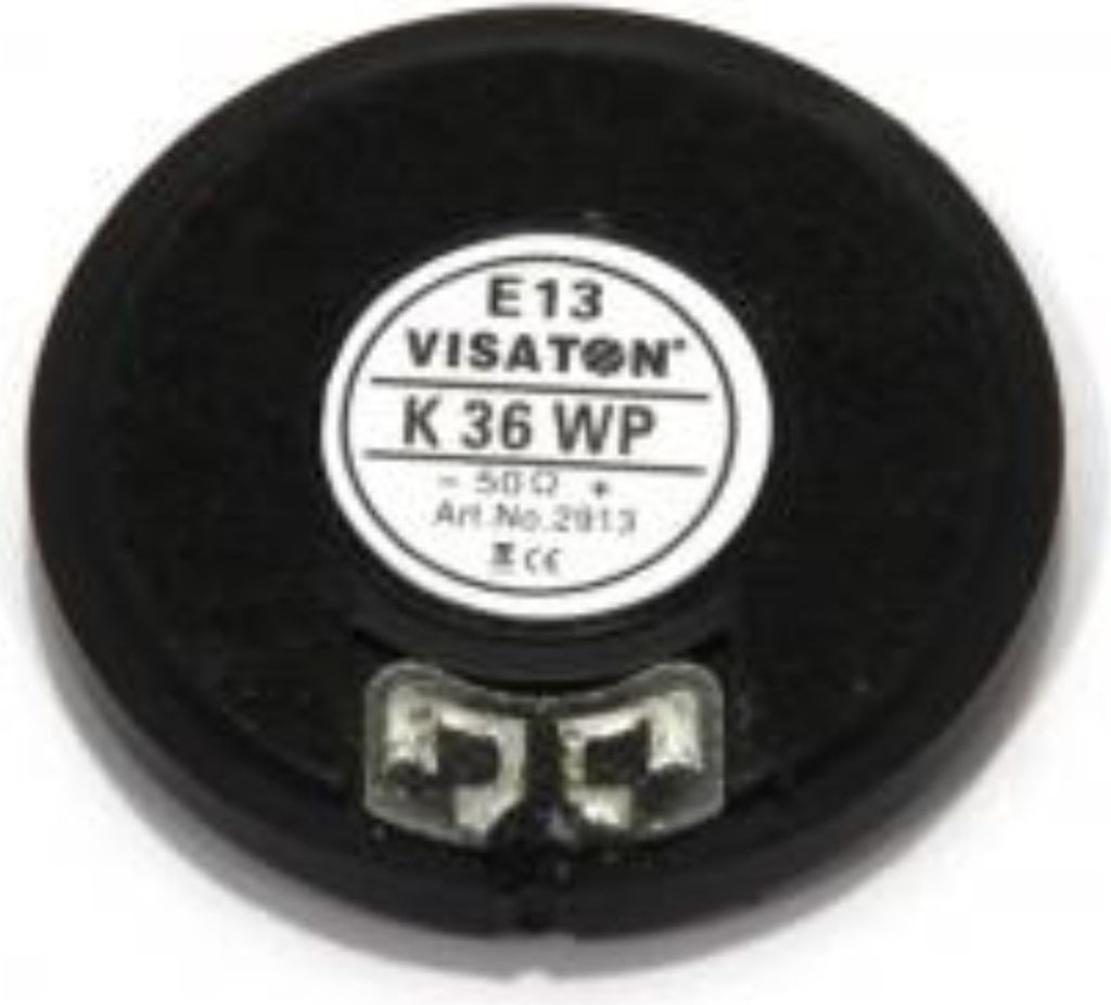 Visaton K 36 WP Lautsprecher, 50 Ohm, wasserdicht (IP65) 3,56 cm, 50 R