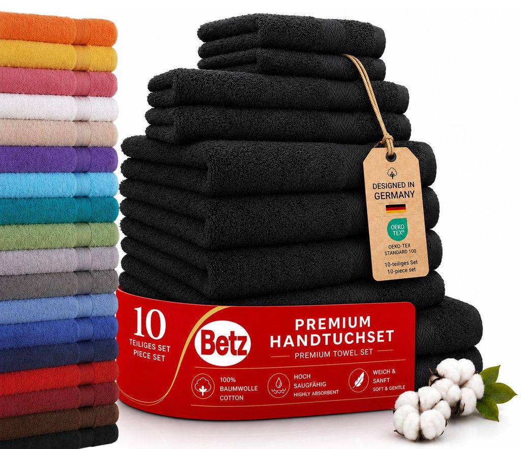 Betz Premium Classic Frottier Handtuch-Set 10-teilig - 2X Produktbild 