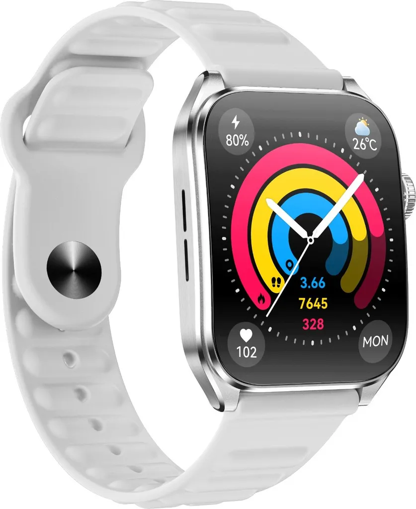 Smartwatch INF AMOLED 1.93" Argento: Chiamate Bluetooth e App GloryFit - 12