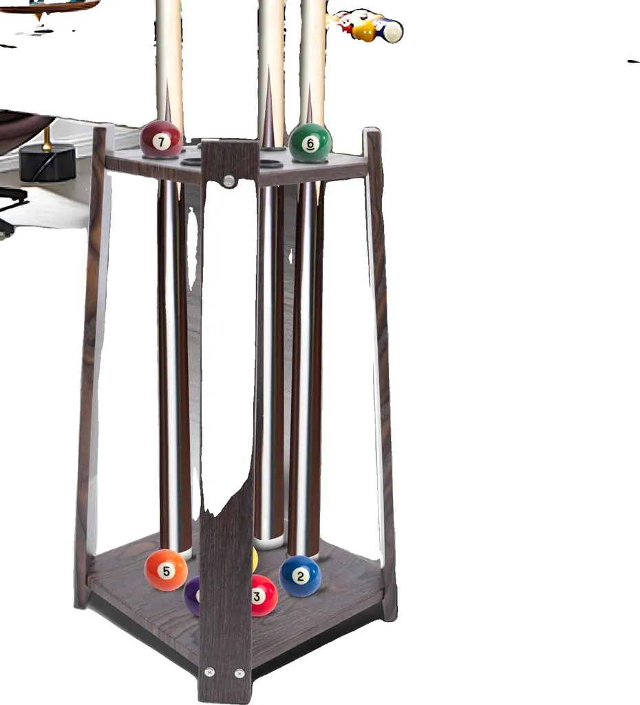 Rangement billard 8 trous rétro multifonctionnel en bois haute qualité