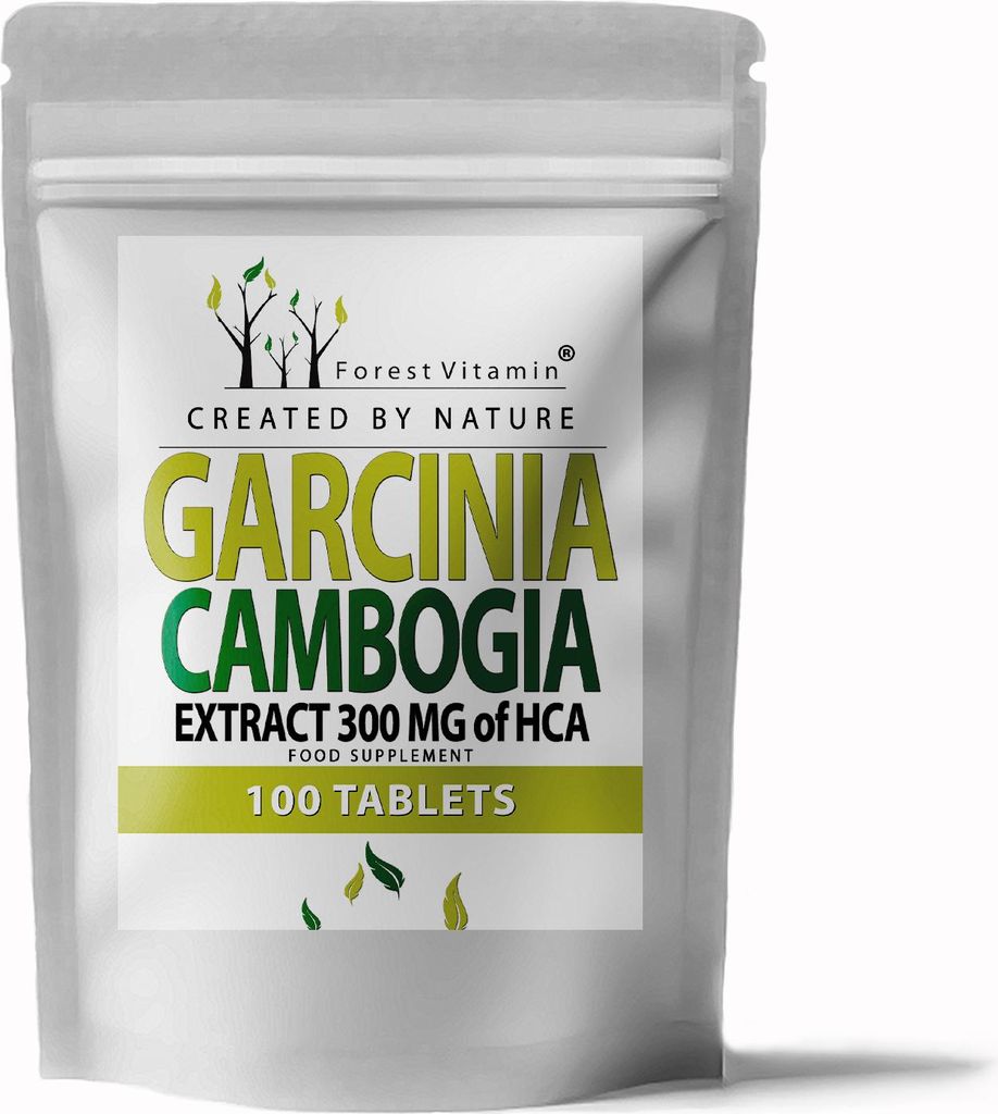 Garcinia Cambogia 300mg - 100 Tabletten - Extrakt - 60% HCA - Forest Vitamin