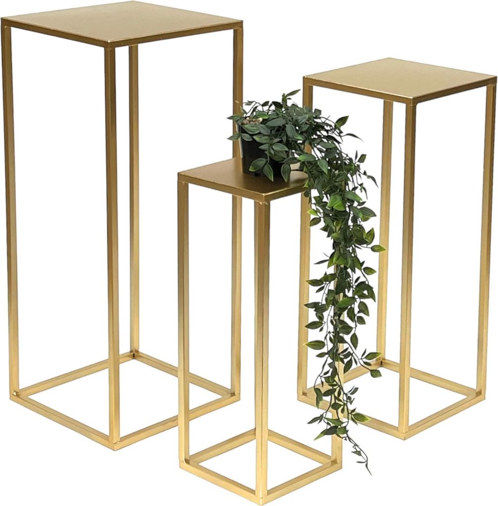 DanDiBo Sgabello per fiori Tavolo laterale angolare in Immagine del prodotto 