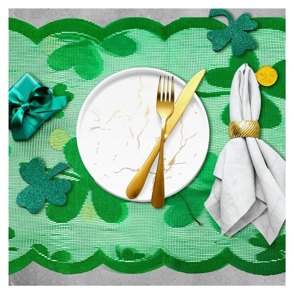 2 Stück Tischdekoration für St. Patrick, Grün, Deko für den St. Patrick's Day, Accessoires für den St. Patrick's Day