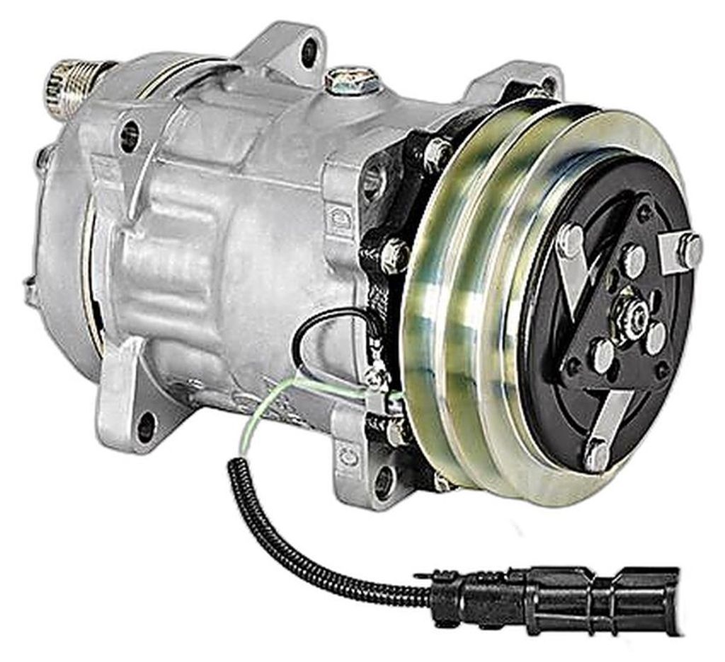 Klimakompressor 24 V R 134a Ø 132 mm VALEO passend für u.a. MAN F2000