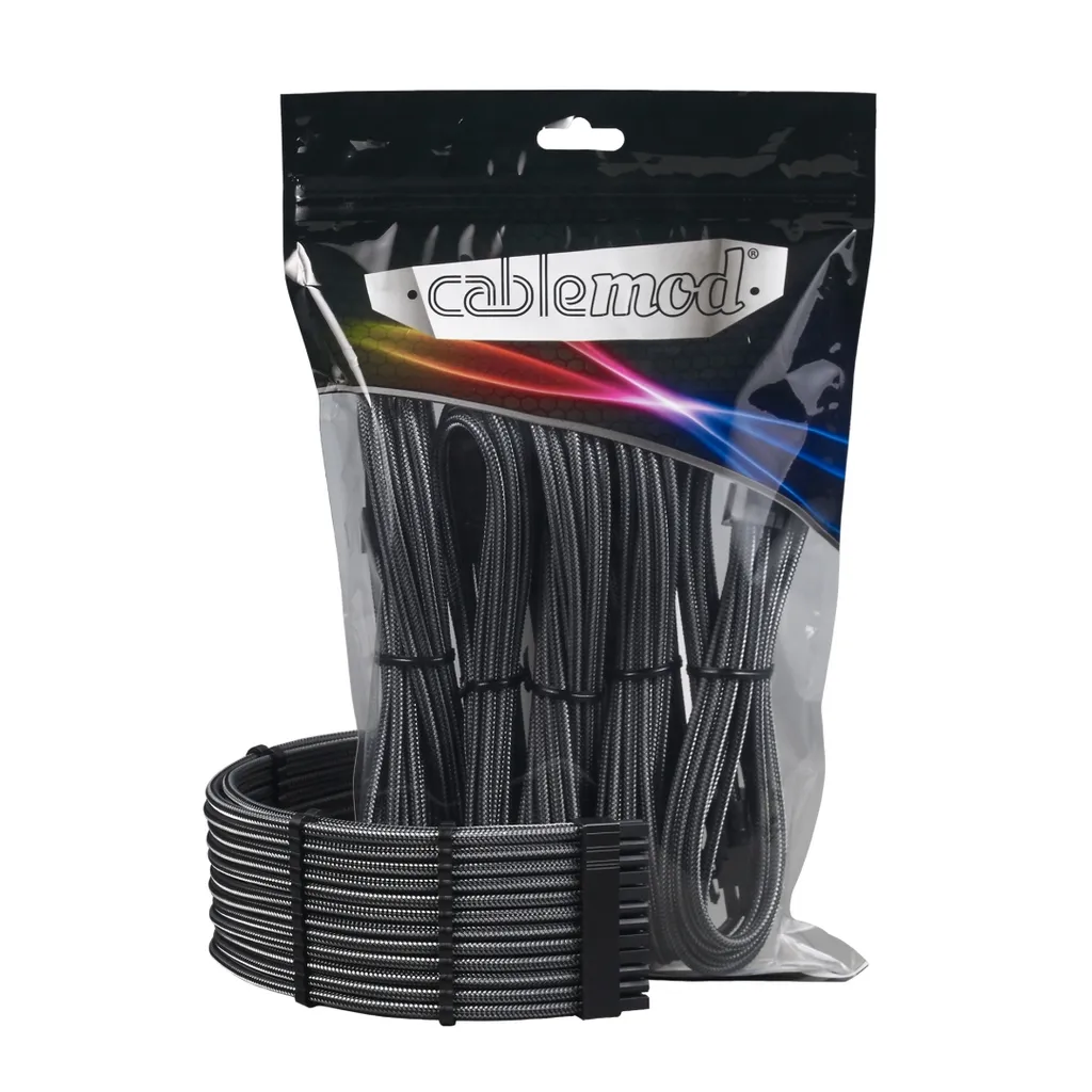 CableMod CM-PCAB-BKIT-NKC-3PK Kit de Peignes pour Câbles Carbone 170mm