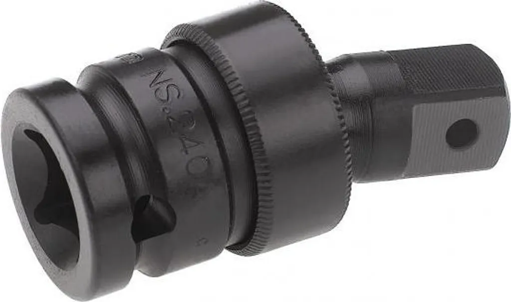 Cardan Impact 1/2'' Articulé en Acier Noir pour Douilles et Rallonges