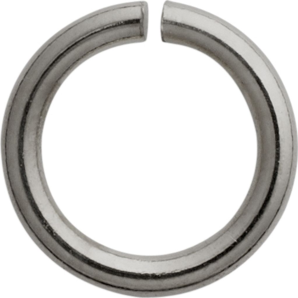 SELVA Bindering rund Edelstahl / weiß Ø 5,00 mm, Stärke 1,00 mm