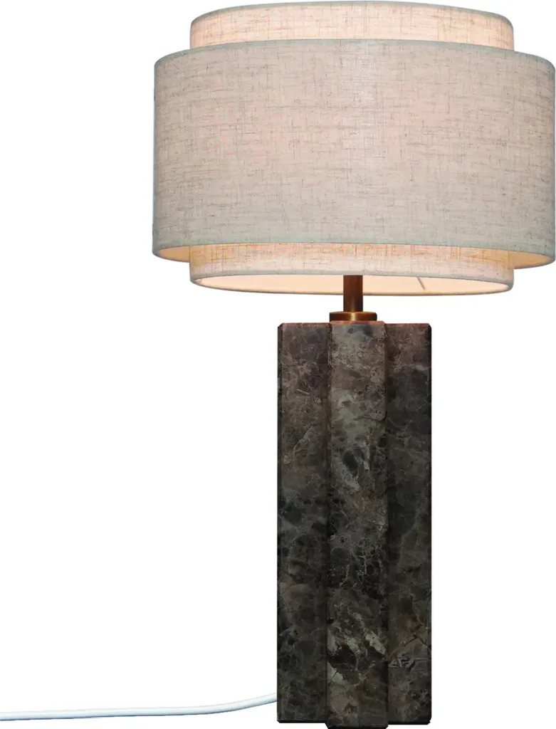 Lampe à poser design en marbre Takai Nordlux pour un salon moderne
