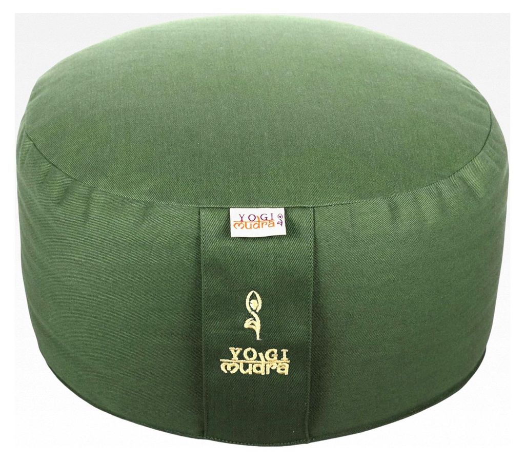 Ersatzbezug für Yogakissen – Rundkissen mit Kordelzug (Ø30 cm x 10 cm, 1 Stück) – 100% Baumwolle