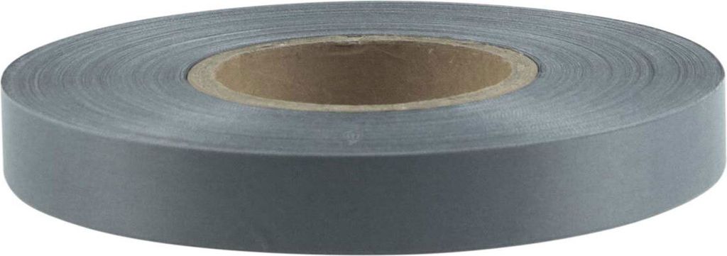 5m Reflexband zum Annähen grau Reflektierendes Band Breitenwahl