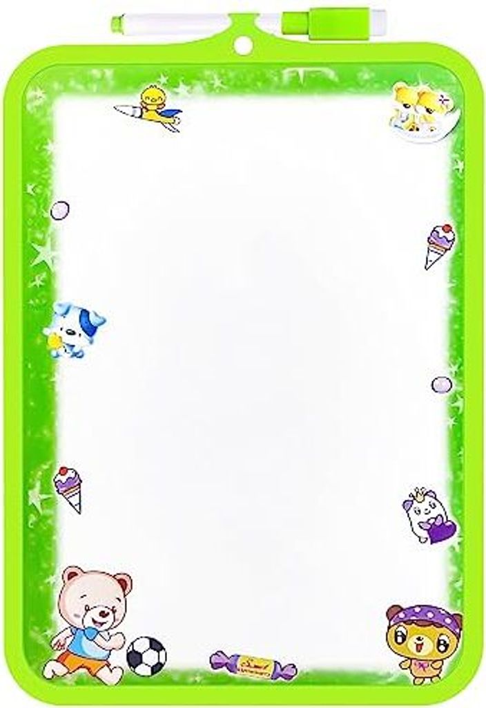 Whiteboard Small, Mini Dry Memo Board, doppelseitiges weißes Board 1 Wischen Sie sauberer Stift, tragbare Kinder, Schüler, Klassenzimmer, Schulma...