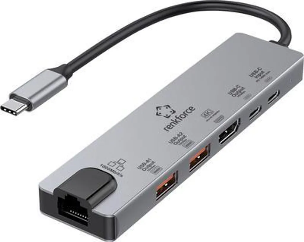 Station d'accueil USB-C Renkforce pour optimiser votre espace de travail