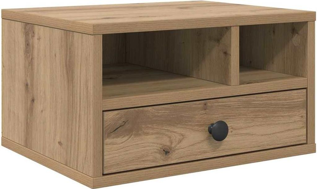 vidaXL Support pour imprimante Chêne Artisan 40 x 32 x 24 Image du produit 