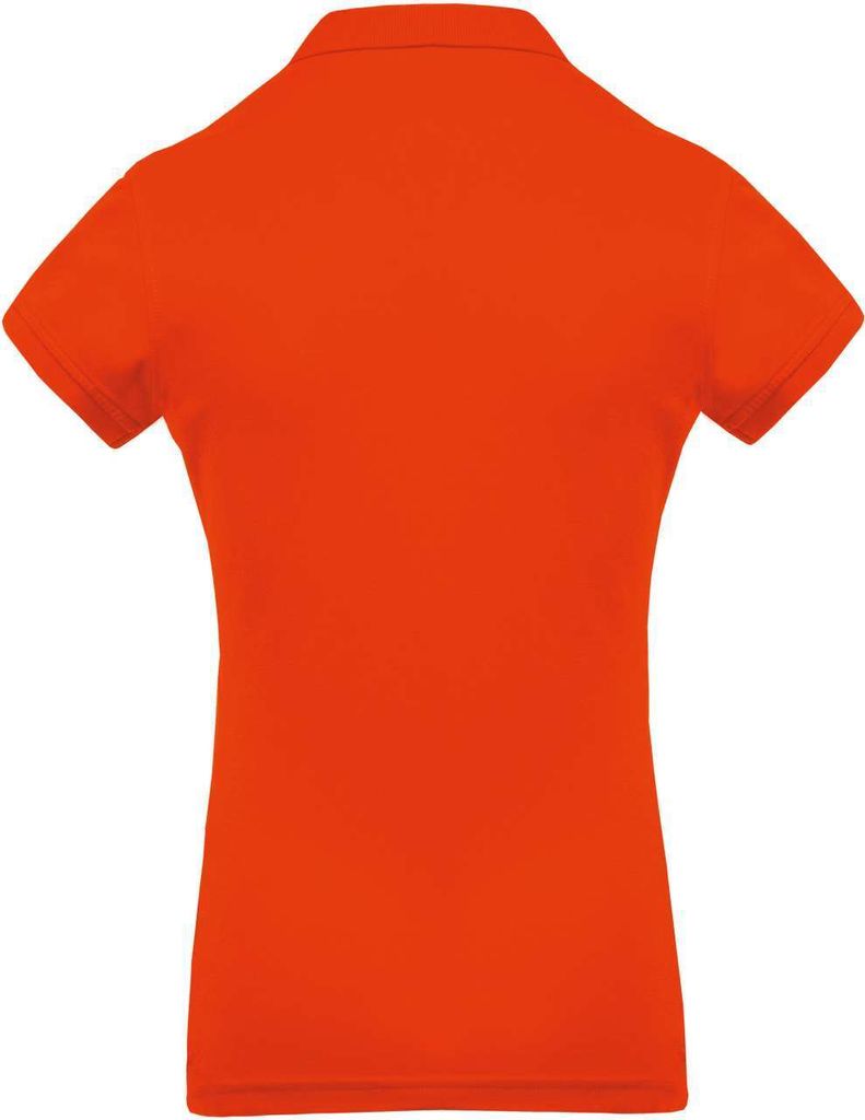 Kariban Damen Polo Shirt T-Shirt Poloshirt Polohemd Oberteil Basic, Größe:XS, Farbe:Orange