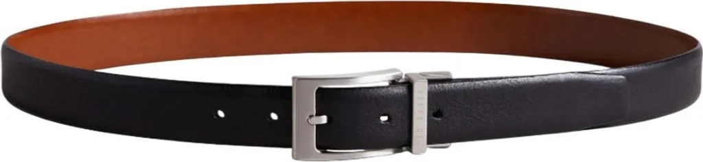 Ted Baker Karmer Cintura Reversibile Pelle Nero W95 | Accessori Uomo Lusso