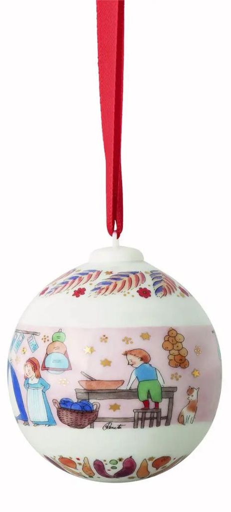 Hutschenreuther Weihnachtskugel 2026 Porzellankugel