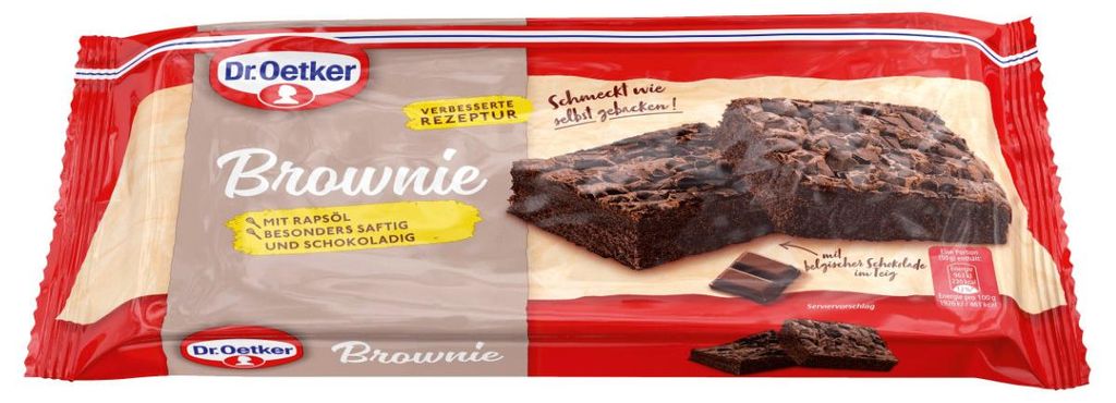 Dr. Oetker Brownie Tmavý piškot s čokoládovými kousky 300g Obrázek produktu 