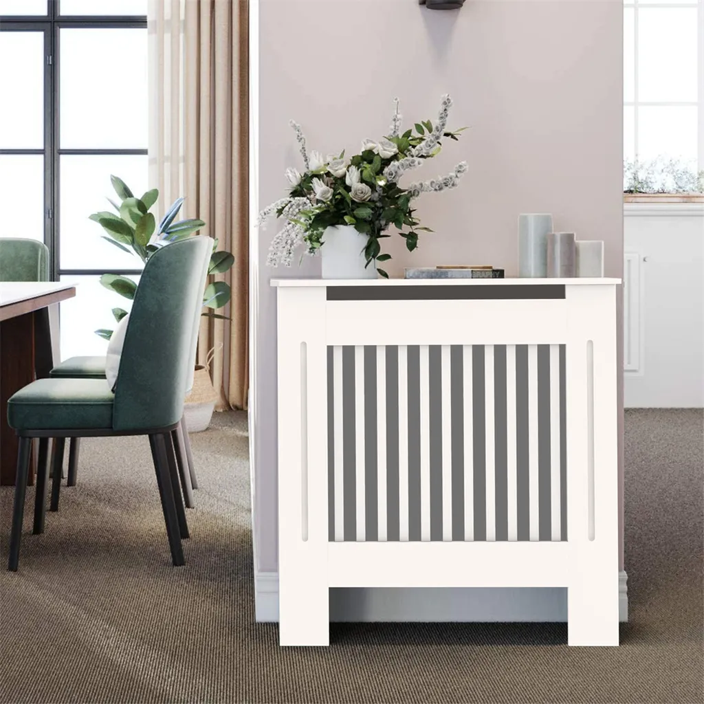 Dissimuler un Radiateur Inesthétique avec cet Habillage Blanc 78x92