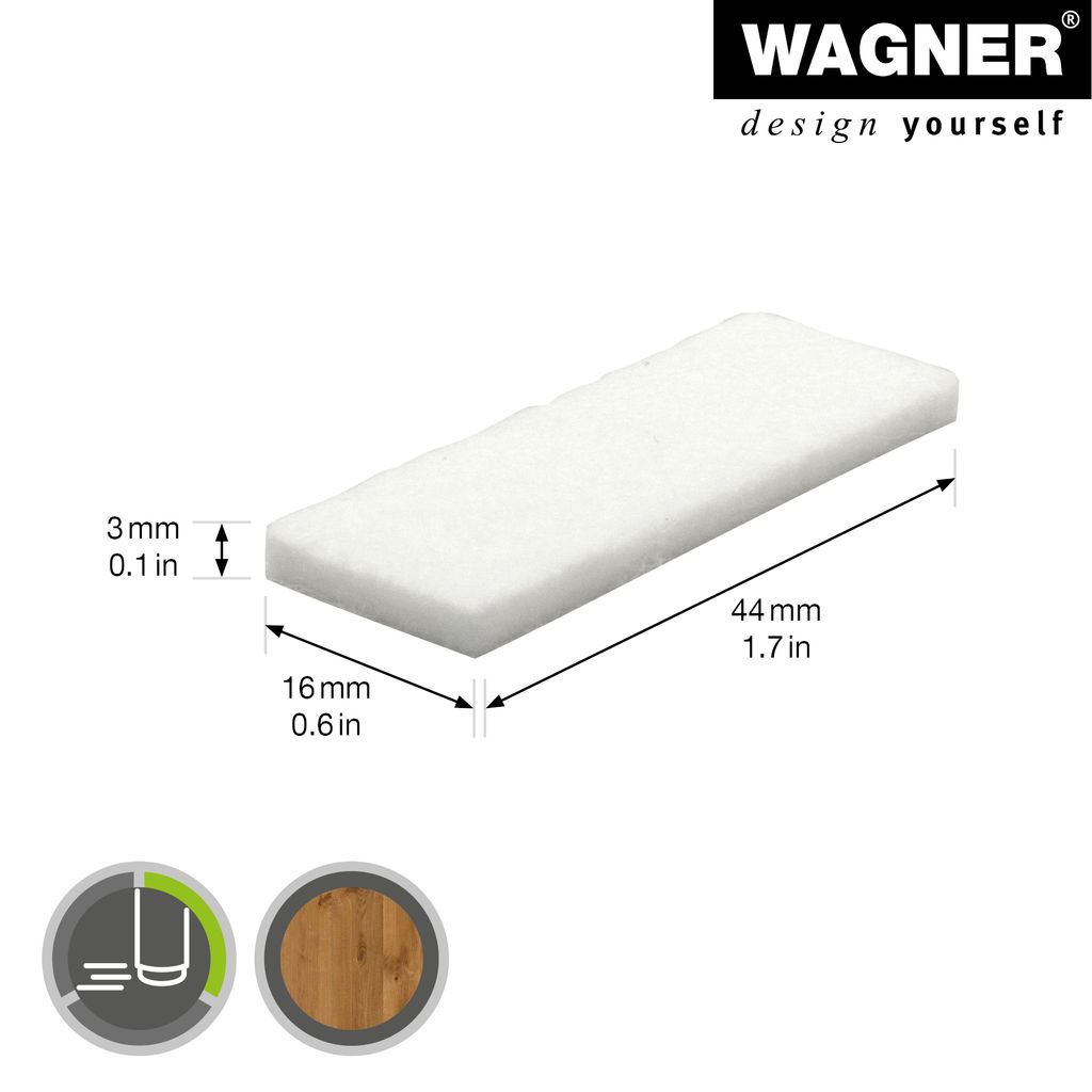 WAGNER Filz Pad 12tlg. - 16 x 44 x 3 mm, | Kaufland.de