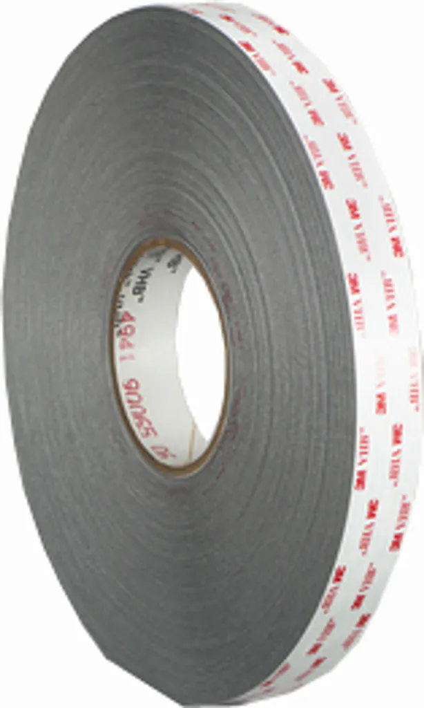 3M VHB 4941 : Adhésif de Montage Gris pour Fixer Sans Percer 12mm x 33m