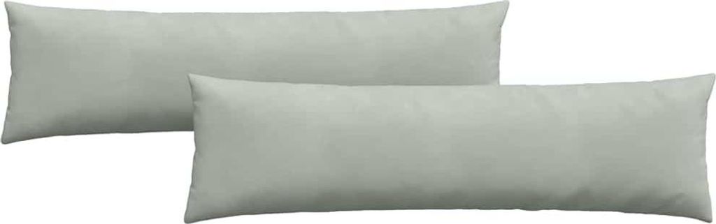 vidaXL Sofakissen 2 Stück Hellgrau 145 x 40 cm Cordstoff