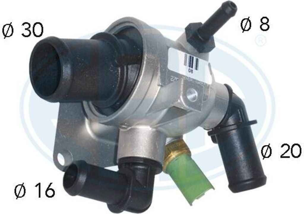 ERA Thermostat Kühlmittel 88°C für OPEL Corsa D Schrägheck (S07) Meriva A (X03) Astra H Caravan (A04) Astra H Schrägheck (A04) Astra H GTC (A0...