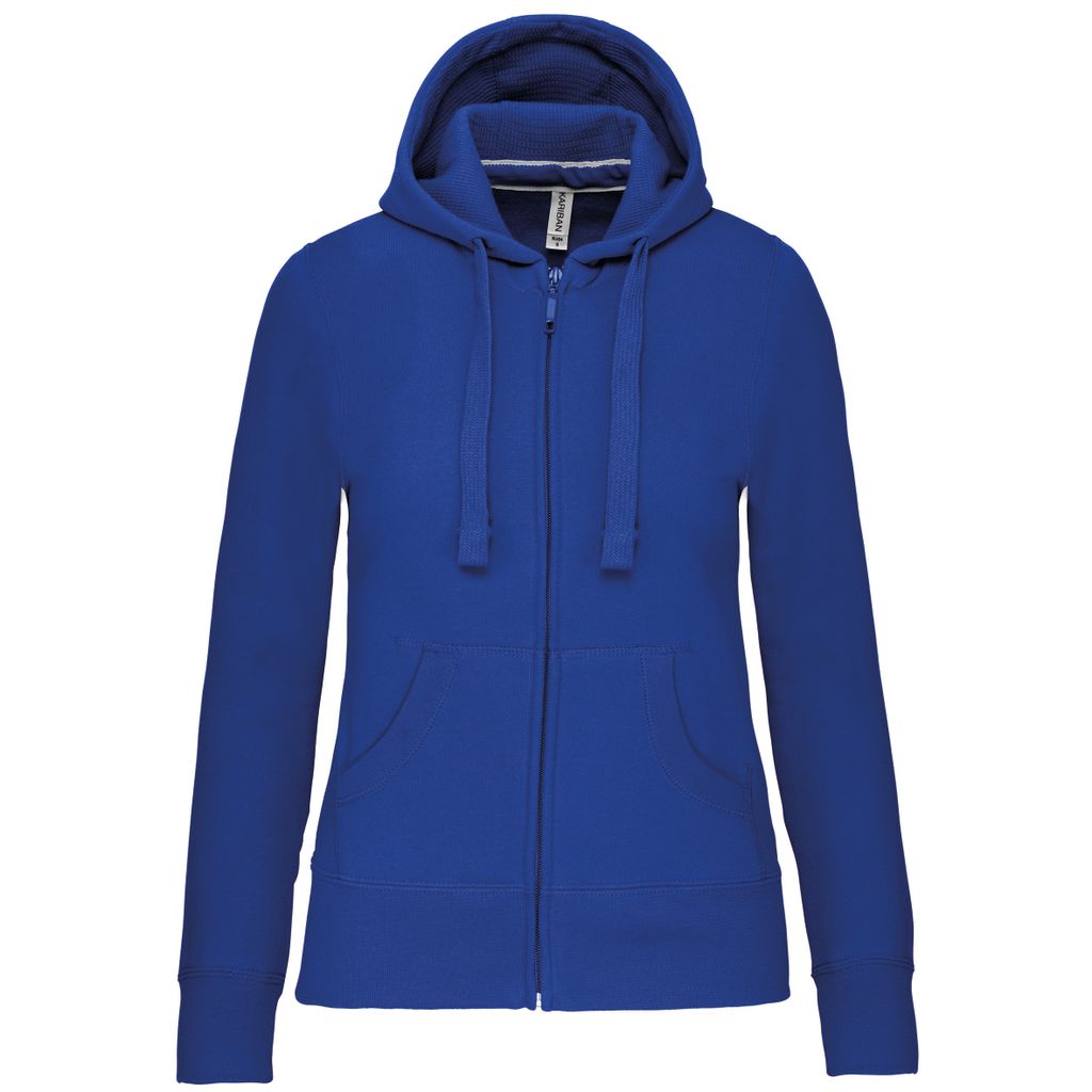 Kariban Uni Sweatjacke Kapuzenjacke Kapuzenpullover Strickjacke, Größe:XL, Farbe:Light Royal Blue