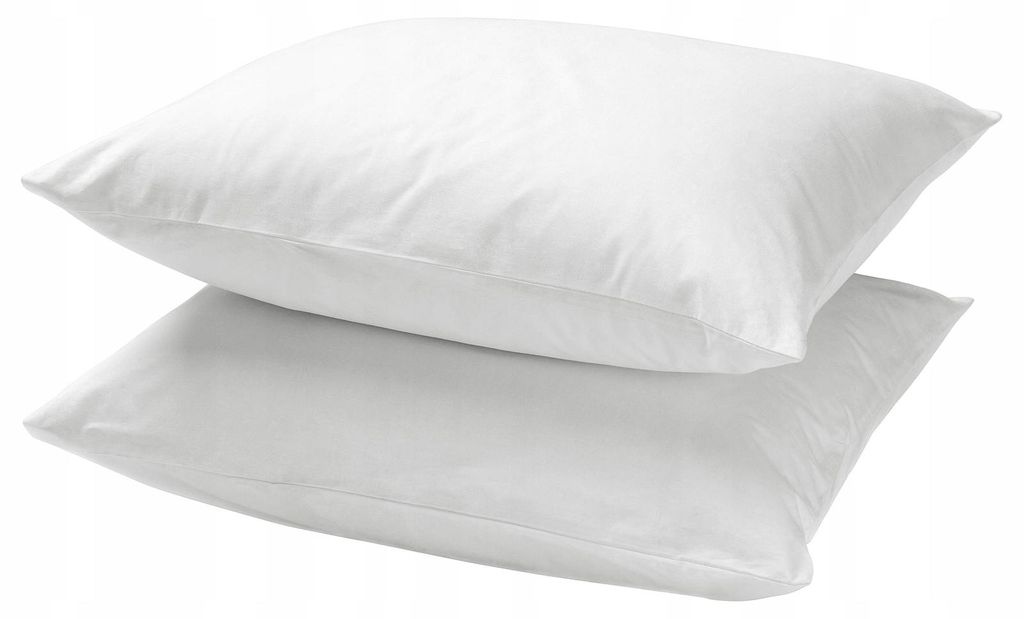 IKEA DVALA Kissenbezug 2er-Set 50x60 cm Baumwolle Weiß Produktbild 