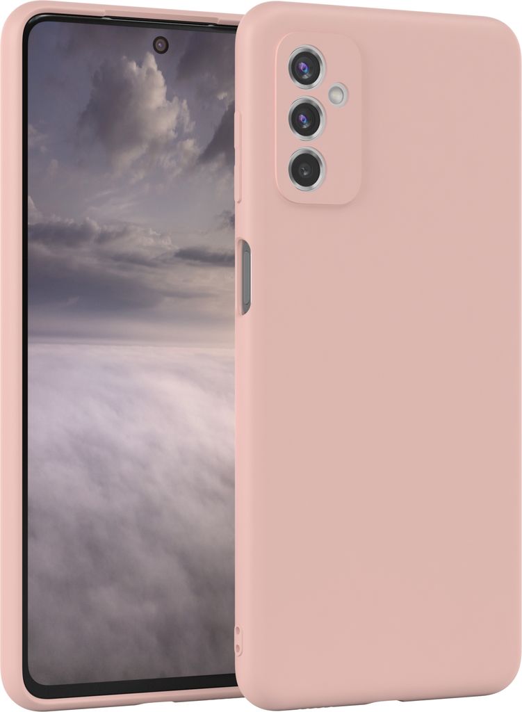 EAZY CASE - TPU Hülle für Samsung Galaxy M52 5G, TPU Case stoßfeste Handyhülle, weiches Cover mit Kameraschutz, Silikonhülle in Rosa