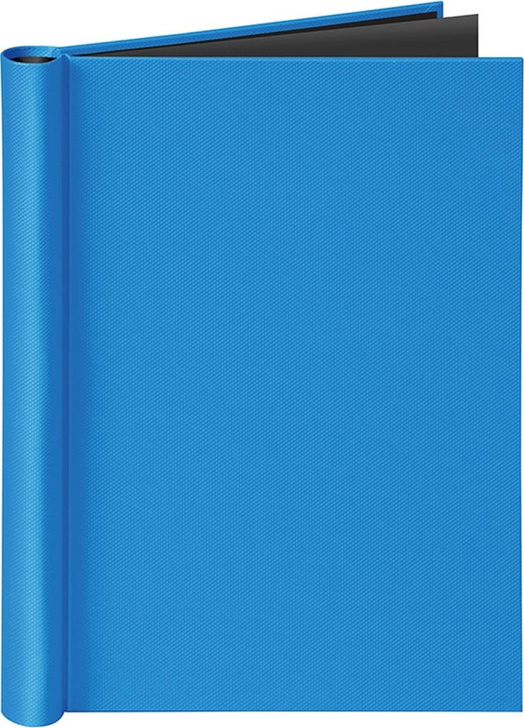 Klemmbinder A4 Karton blau Packung mit 10 Stück