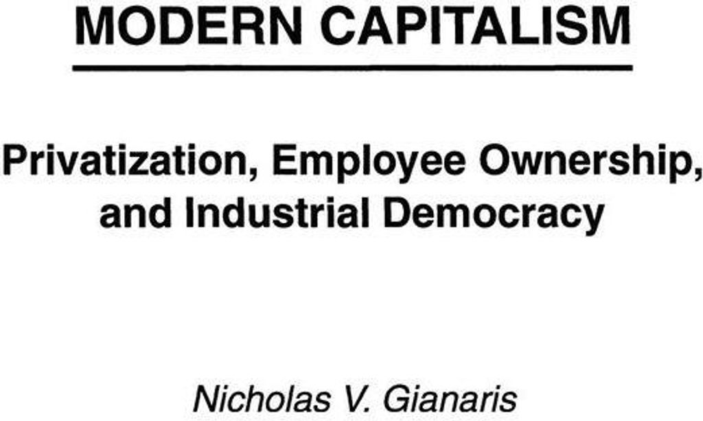Modern Capitalism