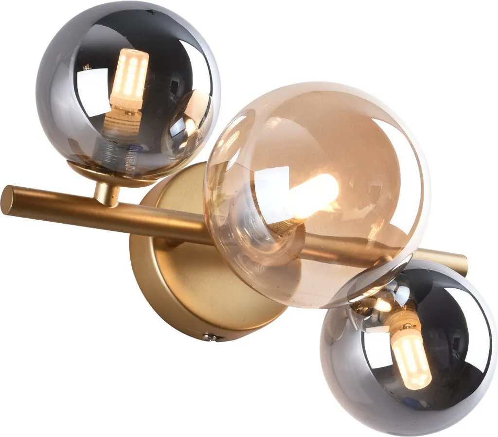 Applique murale VILLA : fini les coins sombres avec ses 3 globes G9