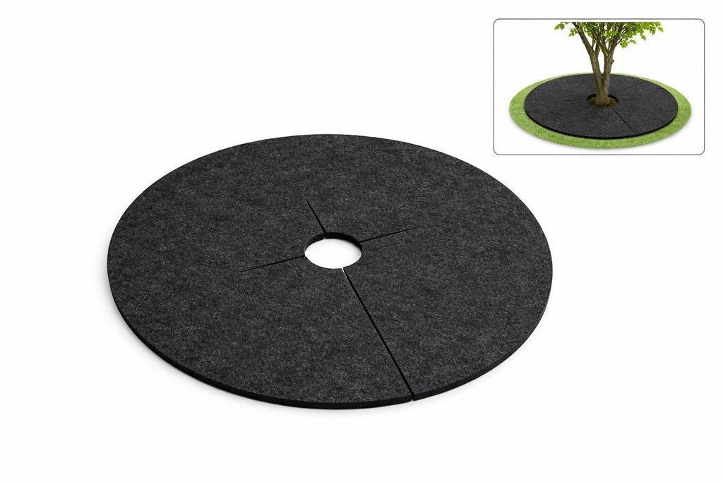 Unkrautbekämpfung Filzscheibe Mulchen Graphit fi 50 cm Produktbild 