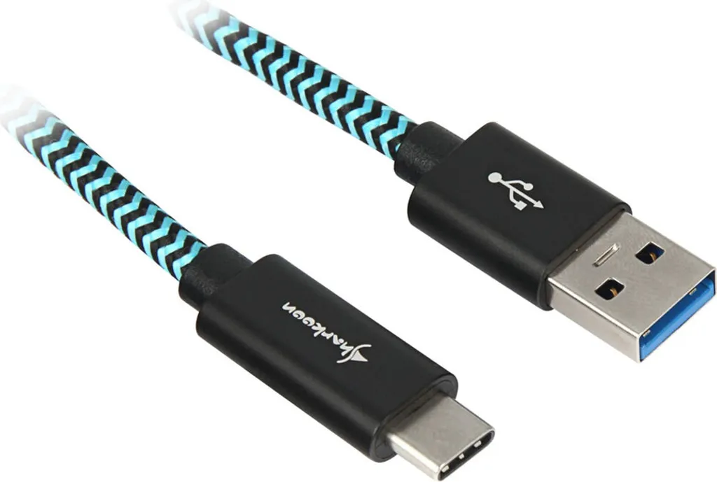 Cavo USB 3.1 Sharkoon A-C | Qualità Tedesca per il Tuo Smartphone