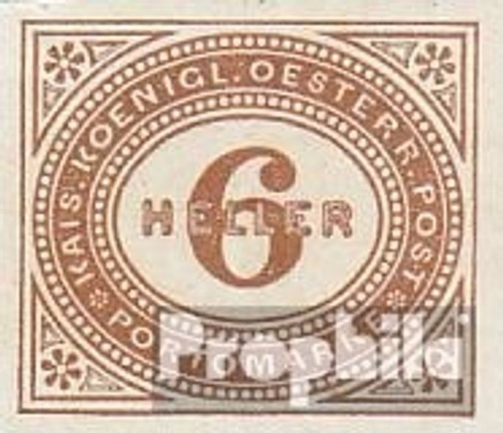 Briefmarken Österreich 1899 Mi P15x X postfrisch Portomarken