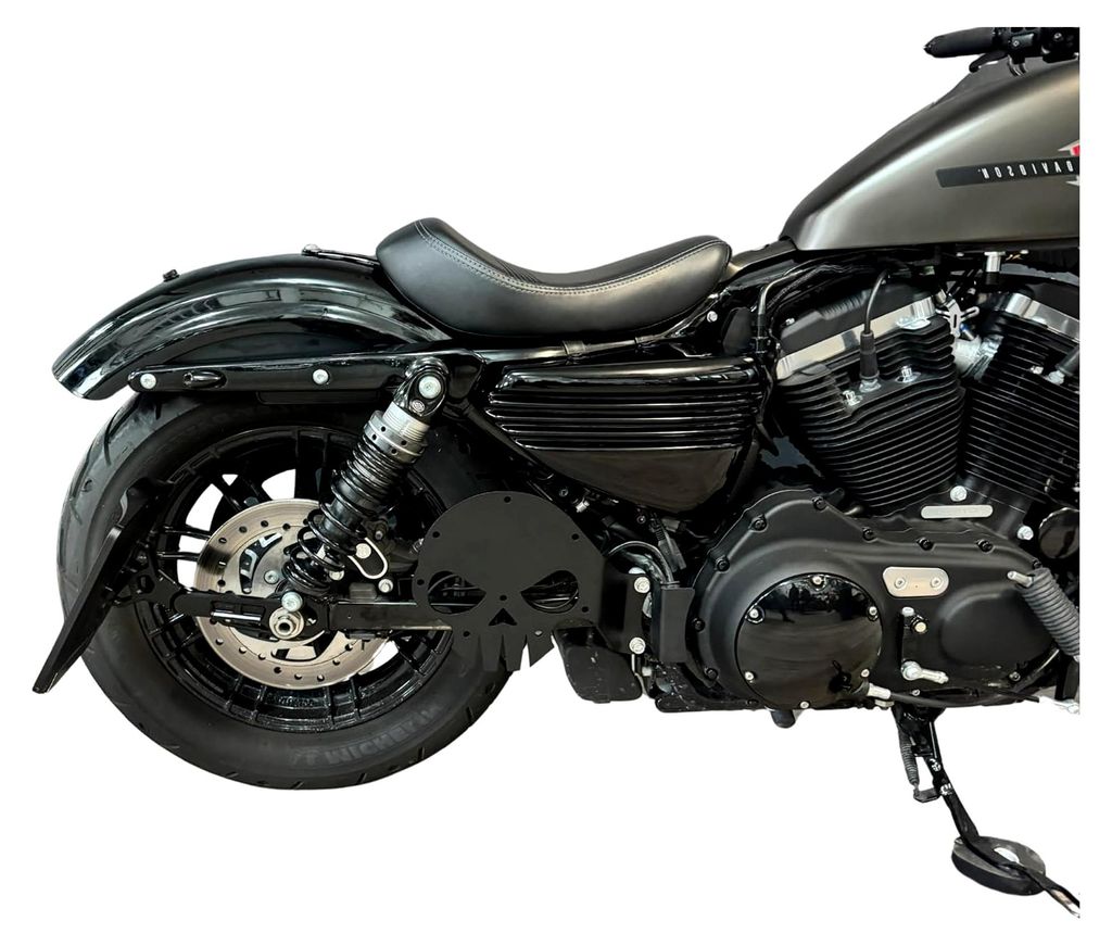 Halterung für Motorradkoffer kompatibel mit Harley Davidson Sportster ab Baujahr 2004 linke Seite