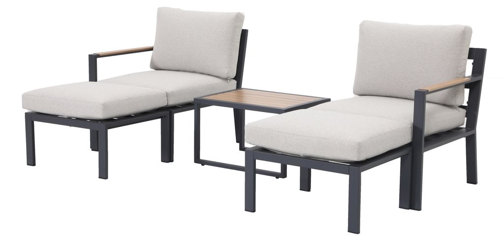 Garden Impressions Cinto Lounge-Set 5-teilig – Carbon Black Produktbild 
