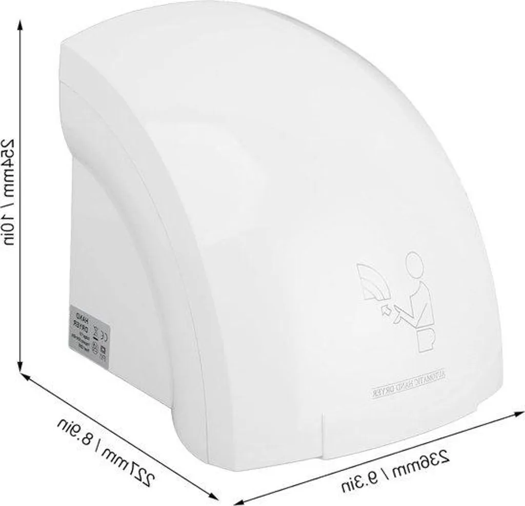 Sèche-cheveux 1200W anti-surchauffe pour séchage ultra rapide salle de bain