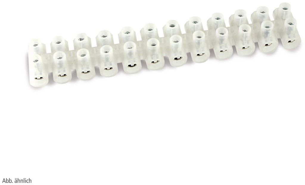 Lüsterklemme, 10mm², 12-polig, 10 Stück