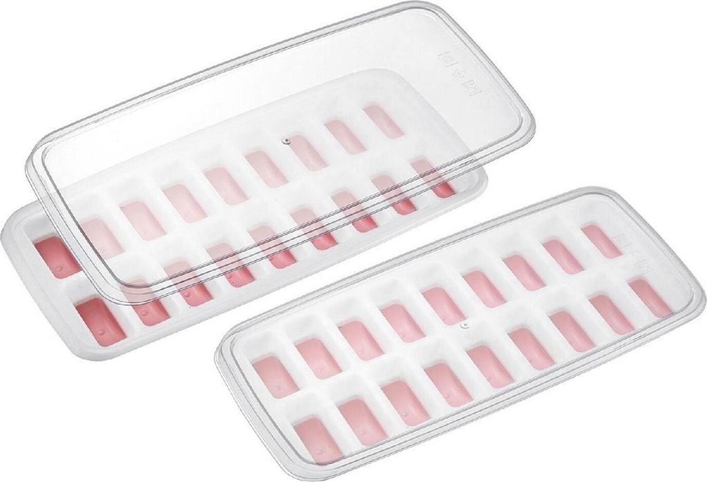 Westmark Luna, 18 Stück(e), Rechteckig, Form, Rot, Weiß, Polypropylen (PP), Thermoplastisches Elastomer (TPE), 265 mm