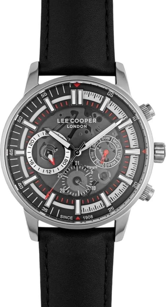 Montre Lee Cooper LC07816.361 homme noire | Le cadeau idéal élégant